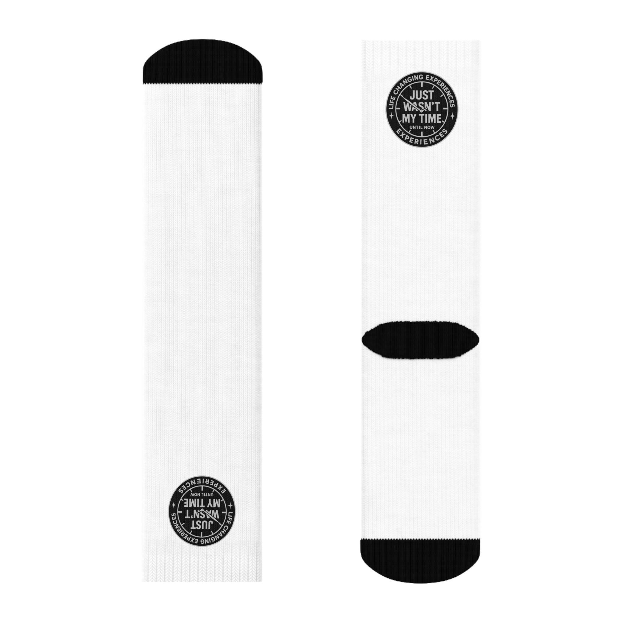 Crew Socks — Minimal Round Logo Athletic Cotton Socks