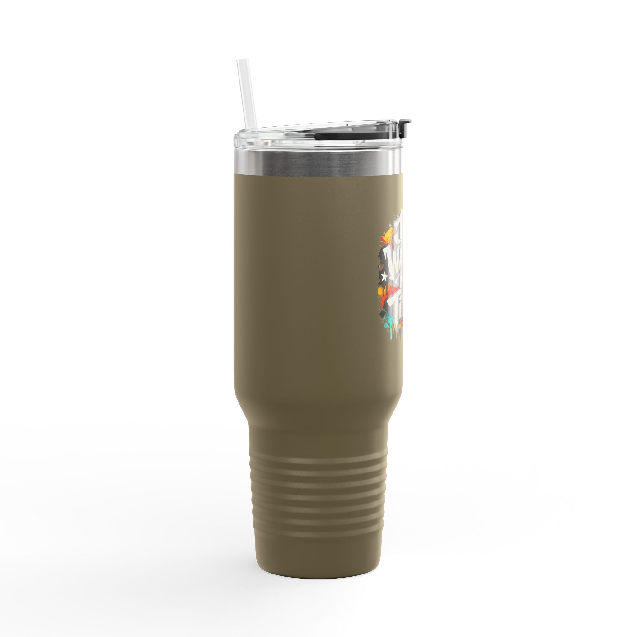 40oz Insulated Travel Mug – “Just Wasn’t My Time” Adventure Drink Tumbler