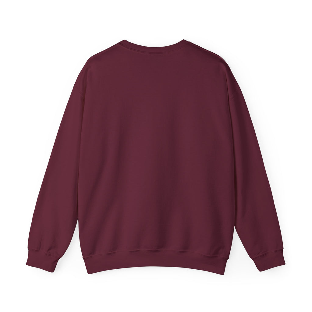 Crewneck Sweatshirt — "Just Wasn’t My Time" Inspirational Badge