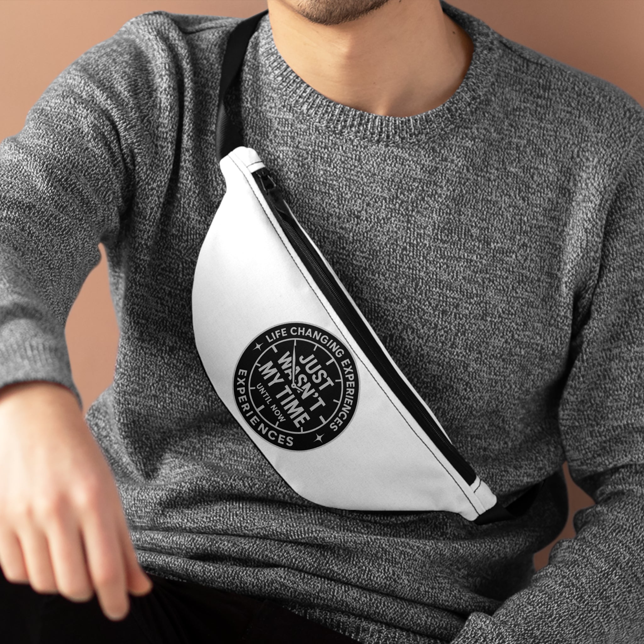 Fanny Pack — 'Just Wasn't My Time' Inspirational Travel Waist Bag