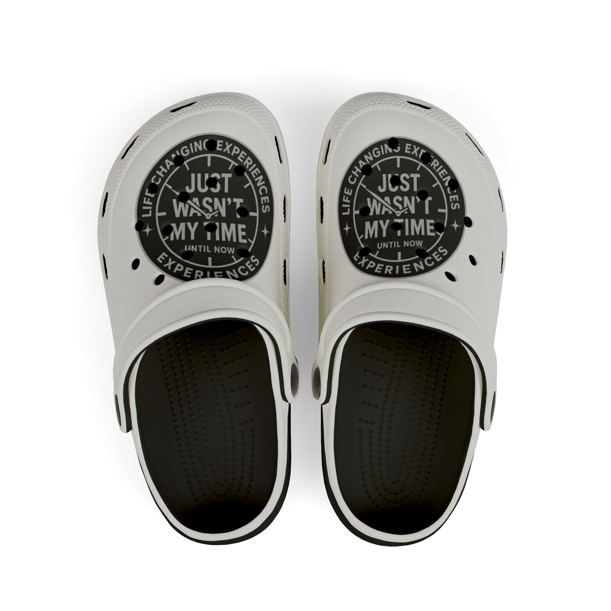 Kids Foam Clogs — 'Just Wasn't My Time' Graphic