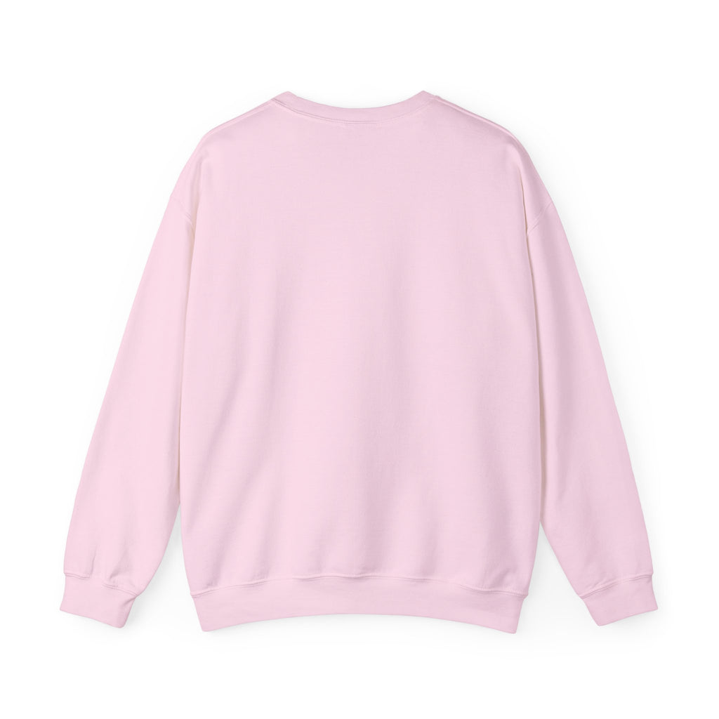 Crewneck Sweatshirt — "Just Wasn’t My Time" Inspirational Badge