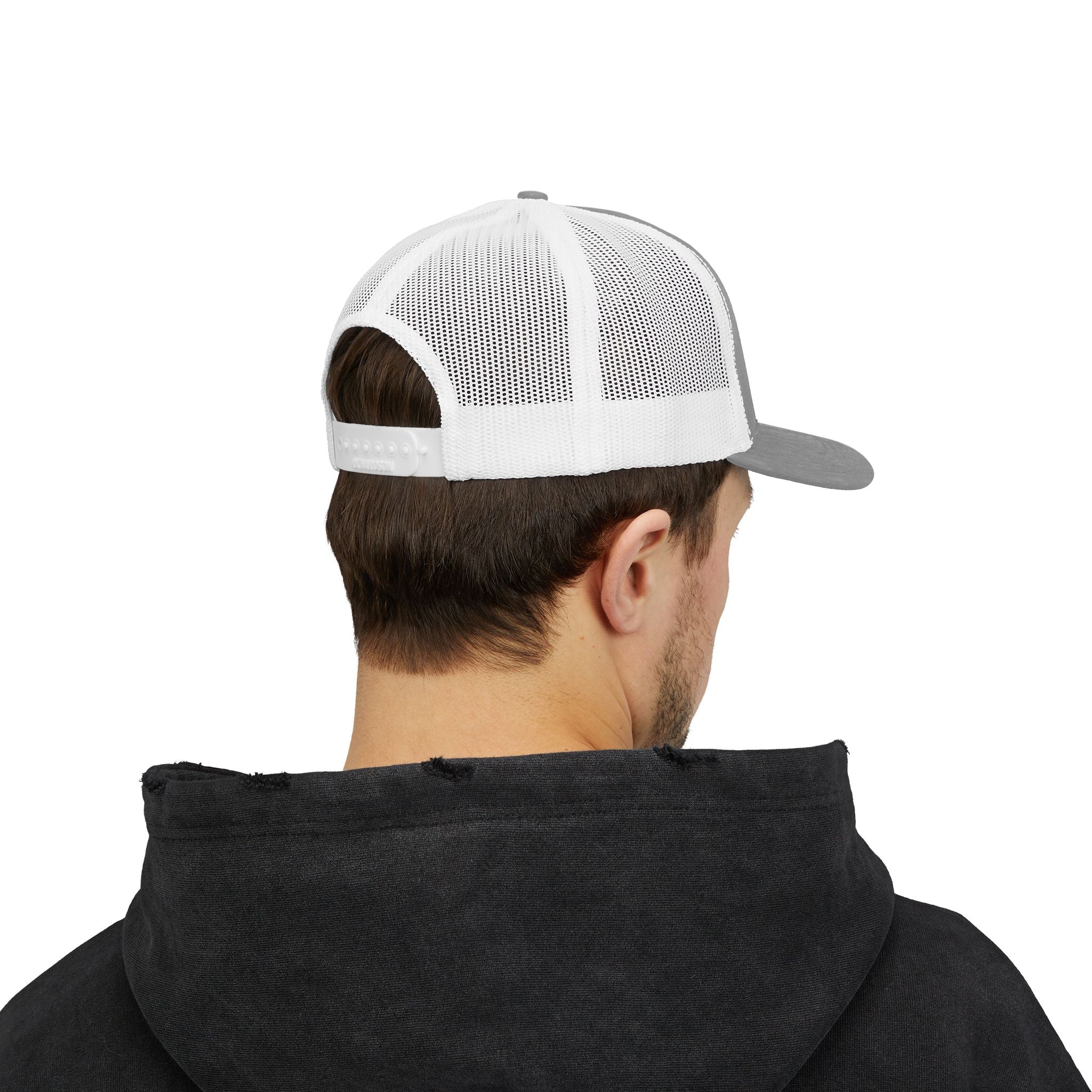 Trucker Cap — 'Just Not My Time' Embroidered Patch Snapback