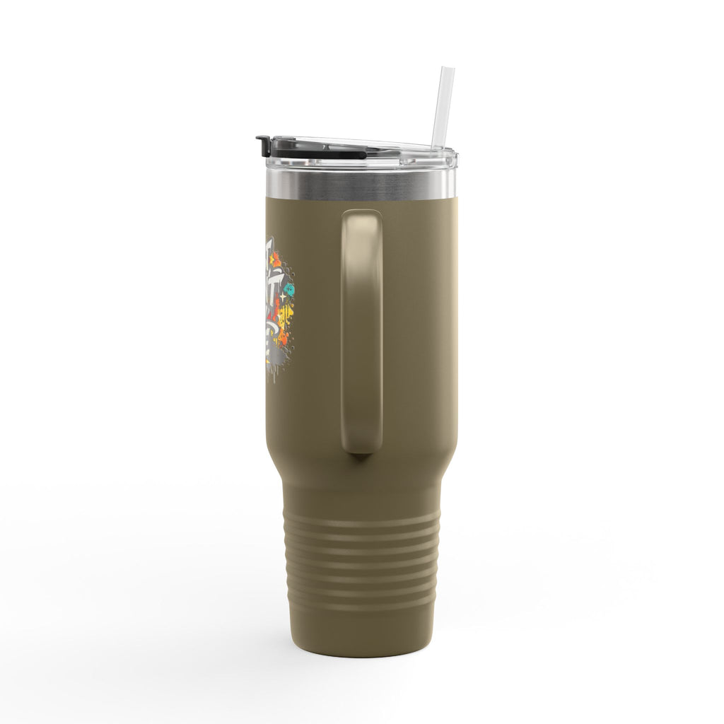 40oz Insulated Travel Mug – “Just Wasn’t My Time” Adventure Drink Tumbler